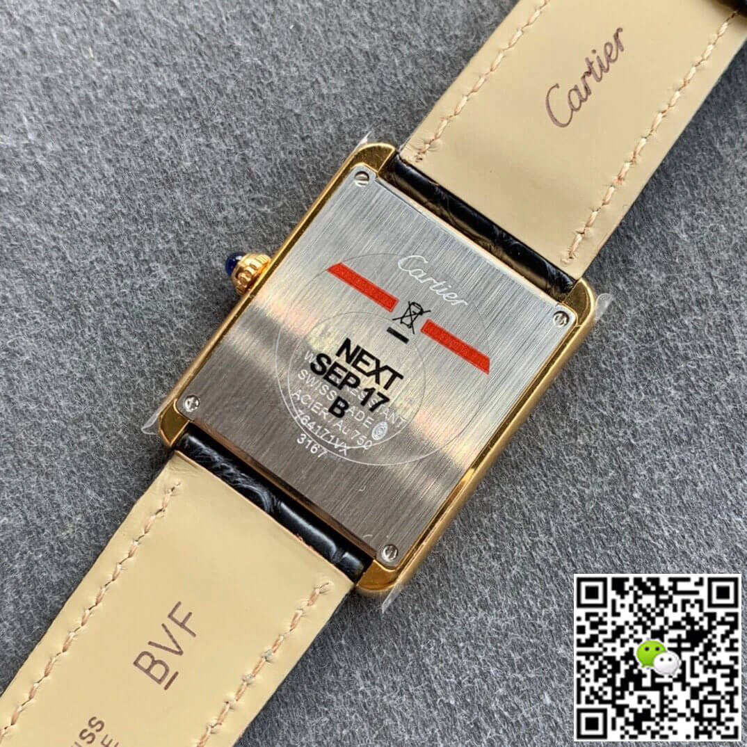 Cartier Tank W5200004 K11 Factory White Dial