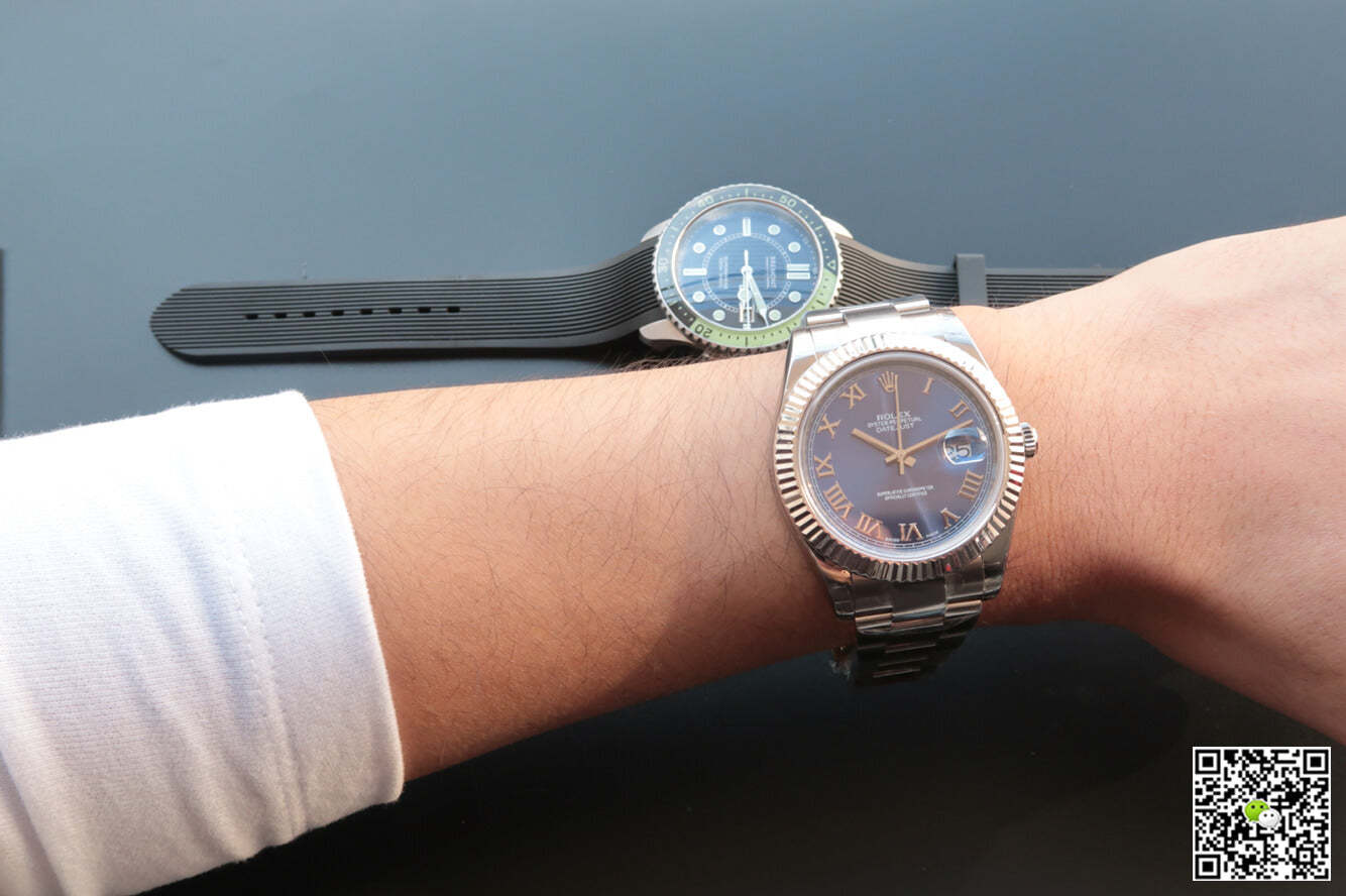 Rolex Datejust 116334 EW Factory Blue Dial