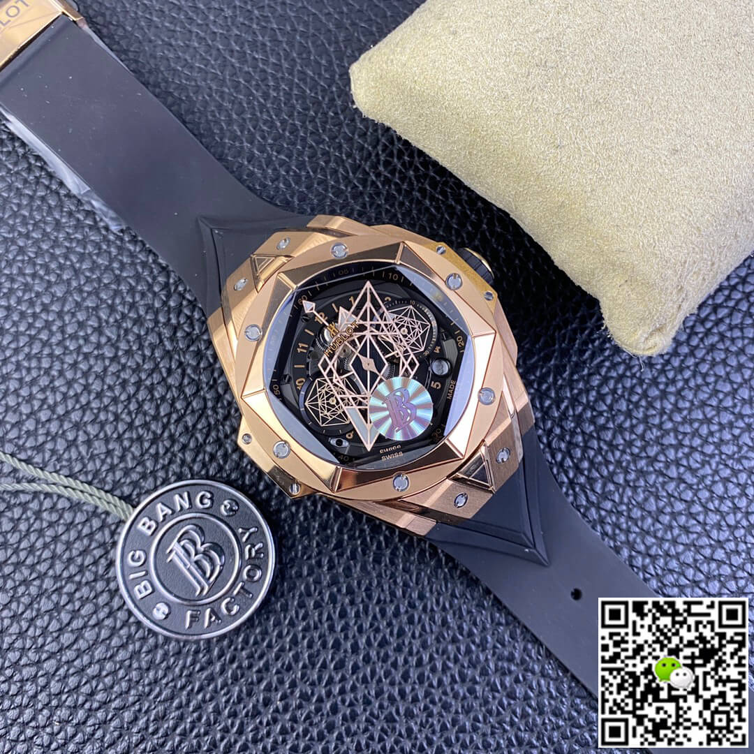 Hublot Big Bang Sang Bleu II 418.OX.1108.RX.MXM19 BB Factory Rubber Strap