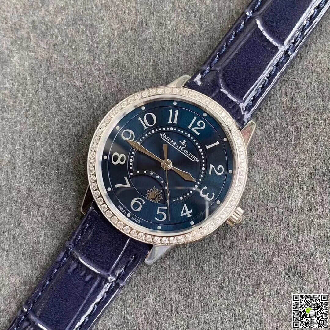 Jaeger LeCoultre Rendez Vous 3448480 ZF Factory Diamond Blue Dial