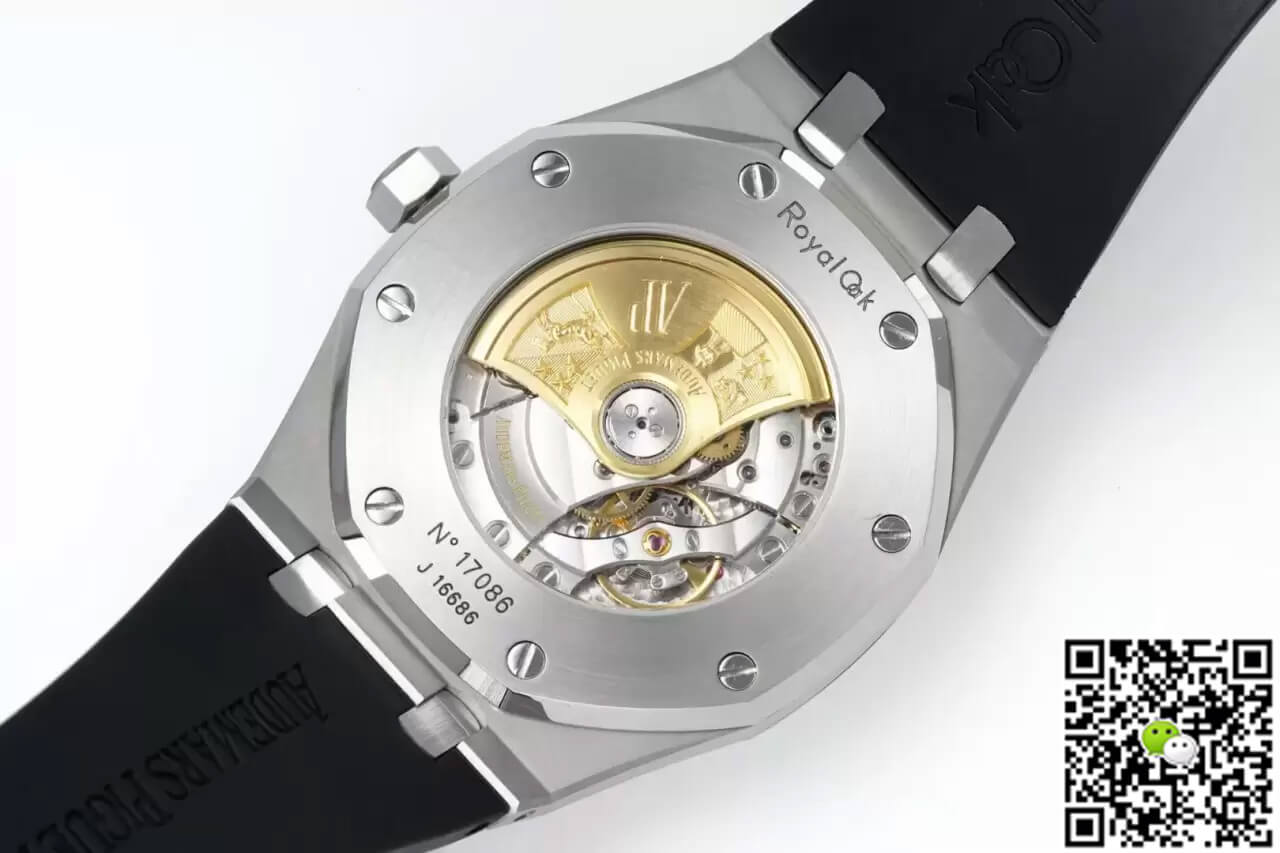 Audemars Piguet Royal Oak 15400 APS Factory Gray Dial Rubber Strap