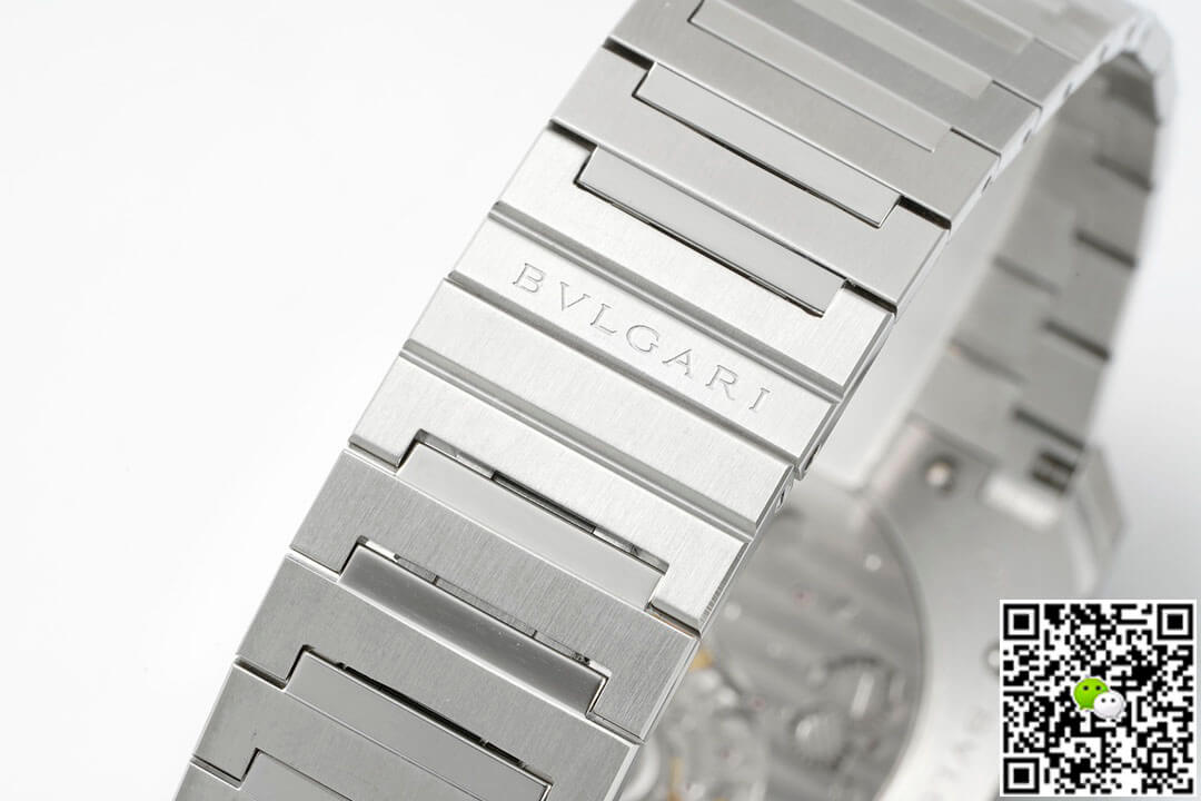 Bvlgari Octo Finissimo 103431 BV Factory Stainless Steel Blue Dial