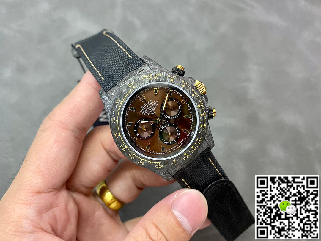 Rolex Daytona Cosmograph Noob Factory Diw Custom Version Brown Dial