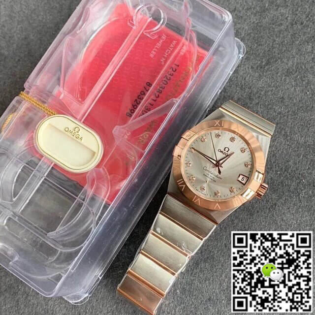 Omega Constellation 123.20.38.21.52.001 VS Factory Diamond-set Dial