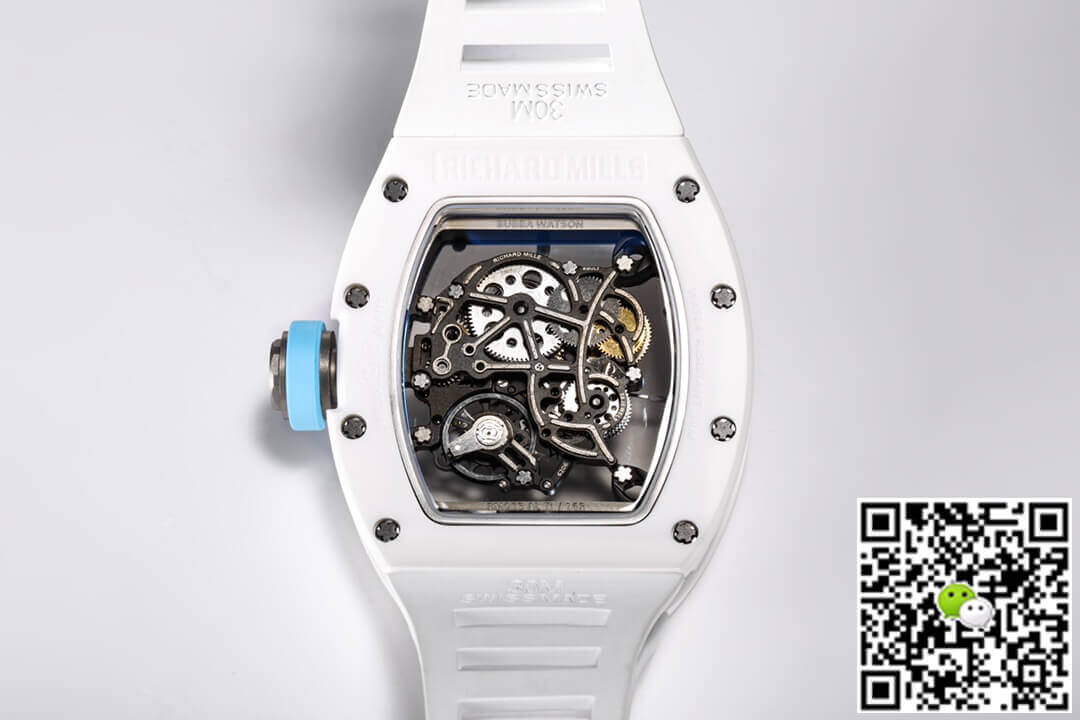 Richard Mille RM-055 BBR Factory White Ceramic Case