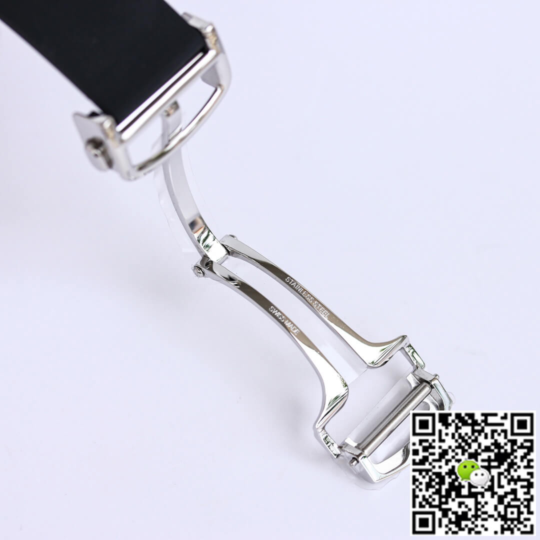 Cartier Santos WSSA0037 GF Factory V2 Black Rubber Strap