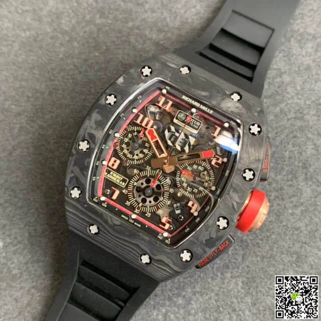 Richard Mille RM-011 KV Factory V2 Forged Carbon Black Case