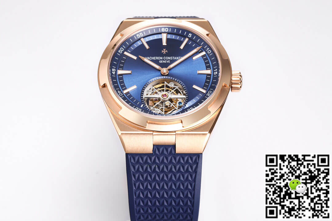 Vacheron Constantin Overseas Tourbillon 6000V/110R-B733 BBR Factory Blue Rubber Strap