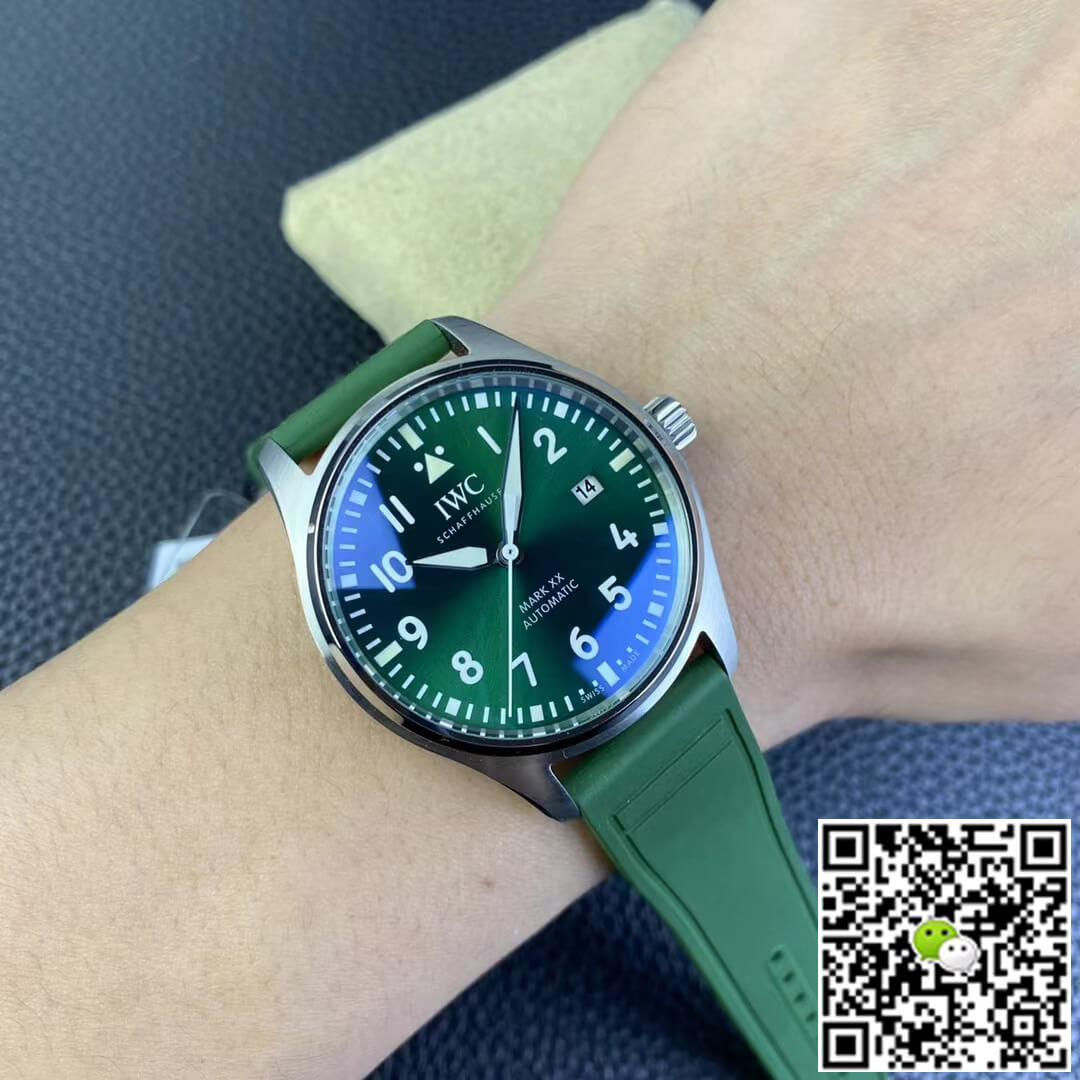 IWC Pilot IW328205 M+ Factory Green Dial