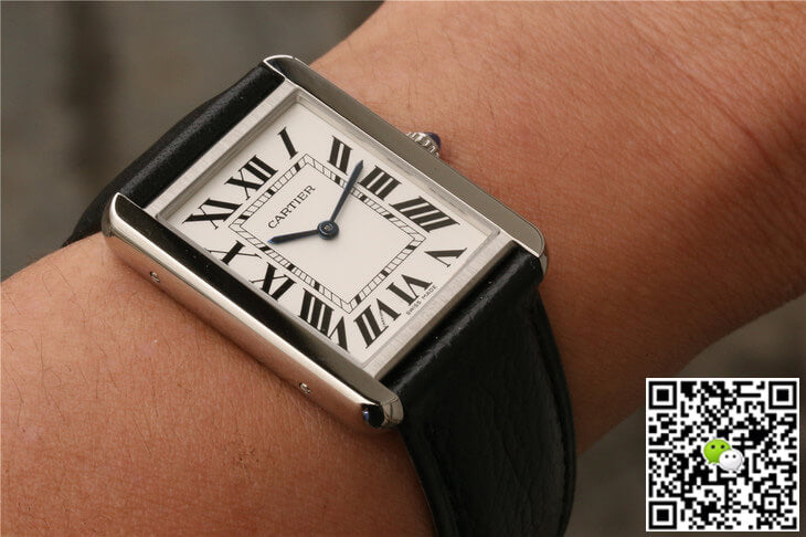 Cartier Tank WSTA0028 K11 Factory White Dial