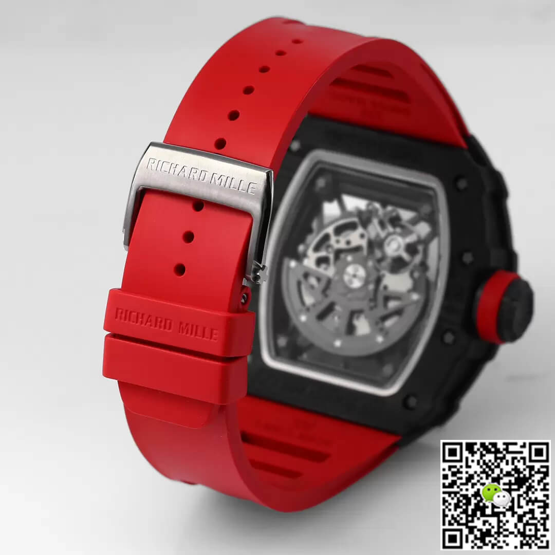Richard Mille RM35-02 BBR Factory Red Rubber Strap