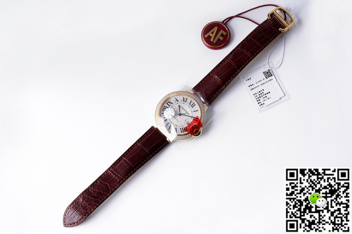 Ballon Bleu De Cartier 42MM WE9007Z3 AF Factory Diamond Bezel