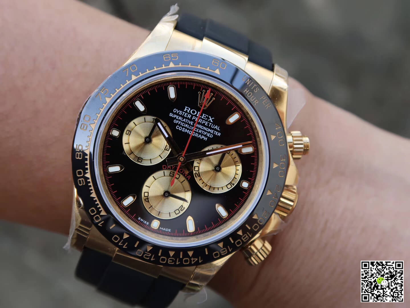 Rolex Daytona Cosmograph M116518ln-0047 JH Factory Black Dial