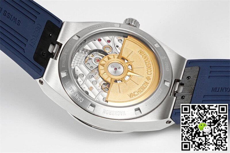 Vacheron Constantin Overseas 4500V PPF Factory Blue Rubber Strap
