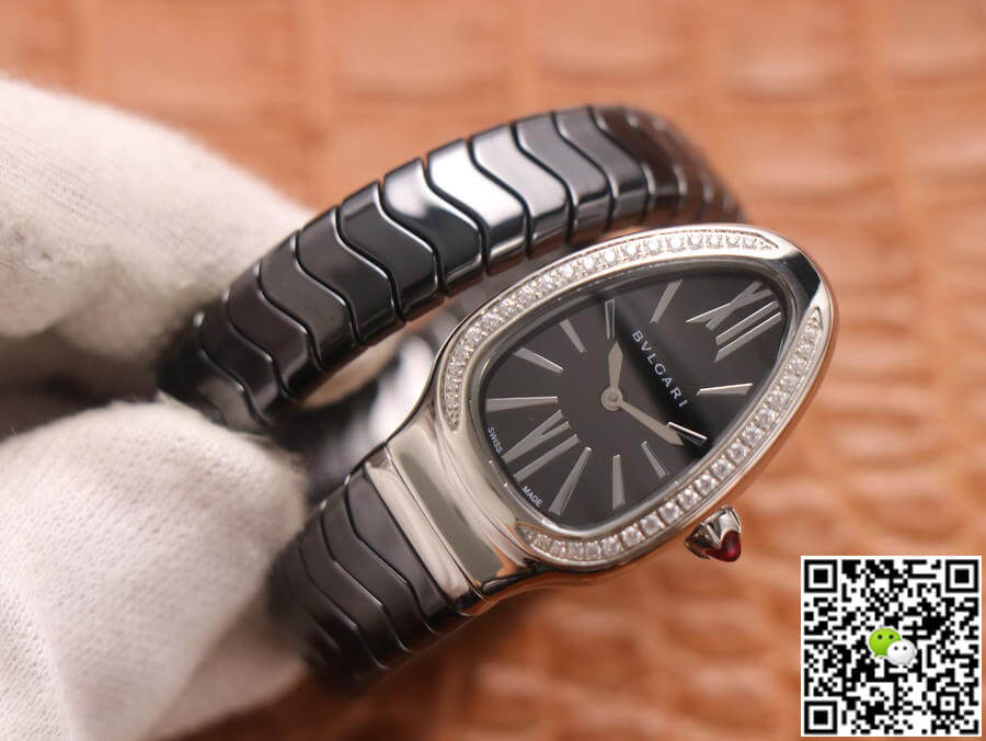 Bvlgari Serpenti BV Factory Black Dial
