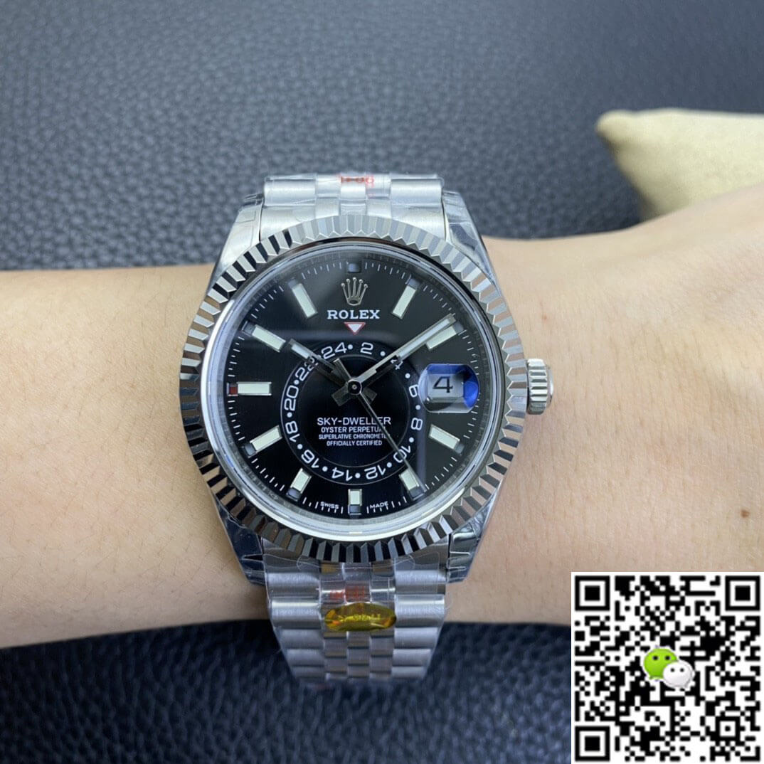 Rolex Sky Dweller M326934-0006 Noob Factory Black Dial