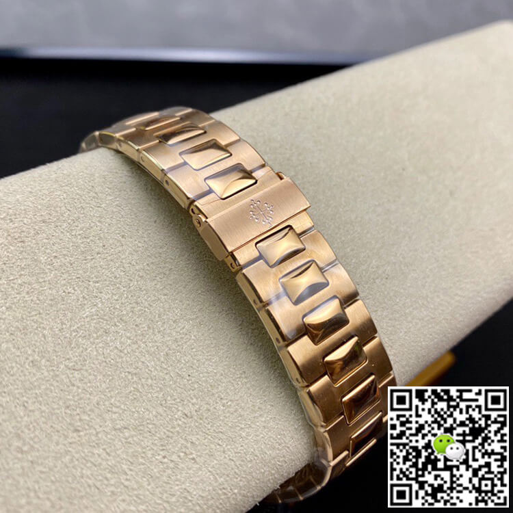 Patek Philippe Nautilus PPF Factory Rose Gold White Dial