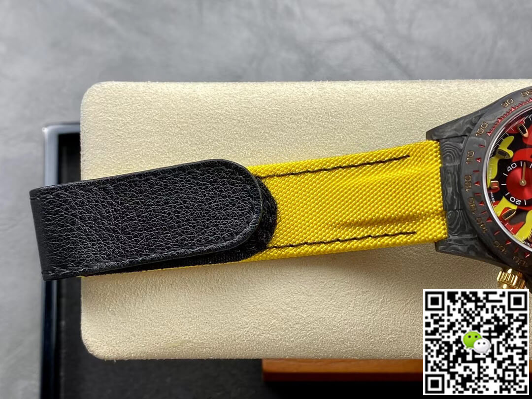 Rolex Daytona Cosmograph Diw Custom Version Noob Factory Yellow Strap