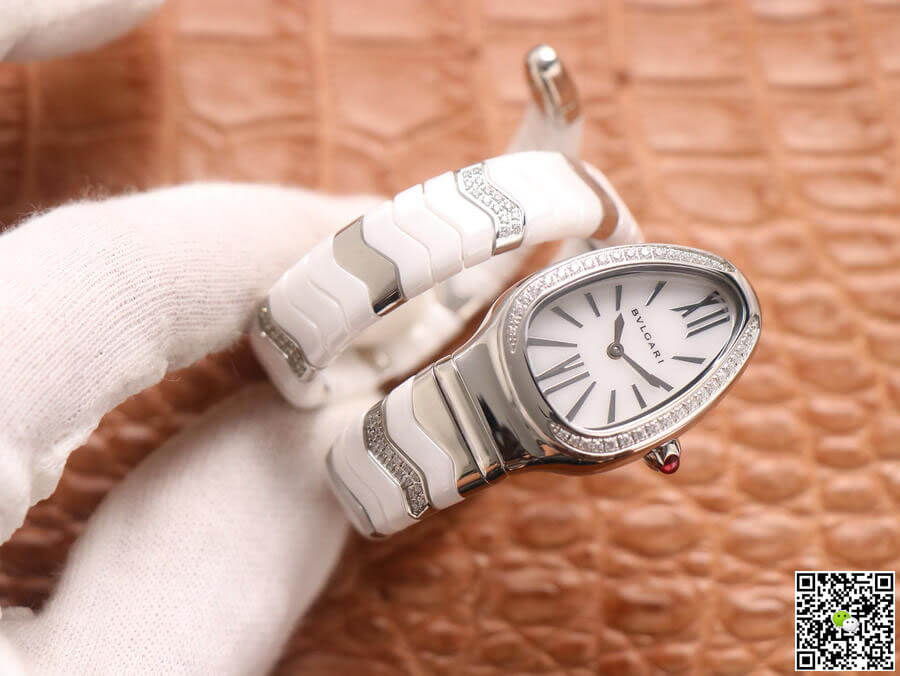 Bvlgari Serpenti BV Factory Stainless Steel Diamond Case
