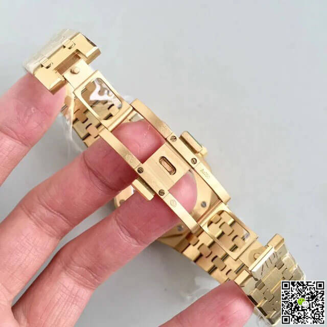 Audemars Piguet Royal Oak 15400OR JF Factory Yellow Gold Blue Dial
