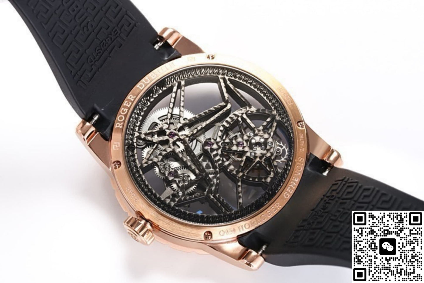 Roger Dubuis Excalibur RDDBEX0940 NEW Factory Rose Gold Bezel