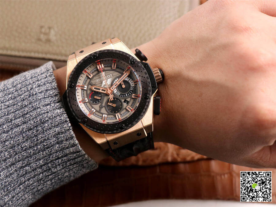 Hublot King Power 703.ZM.1123.NR.FMO10 V6 Factory Rose Gold