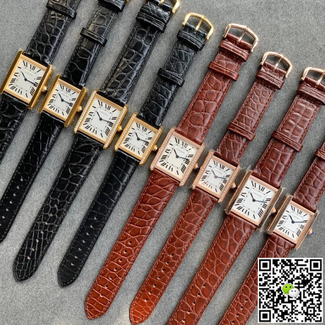 Cartier Tank K11 Factory V2 Yellow Gold White Dial