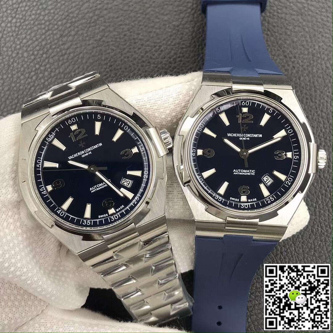 Vacheron Constantin Overseas 47040 8F Factory Blue Rubber Strap