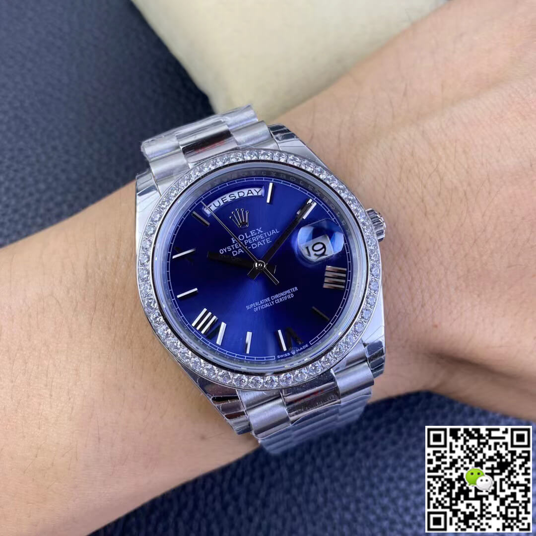 Rolex Day Date 228349RBR-0005 EW Factory Diamond Bezel