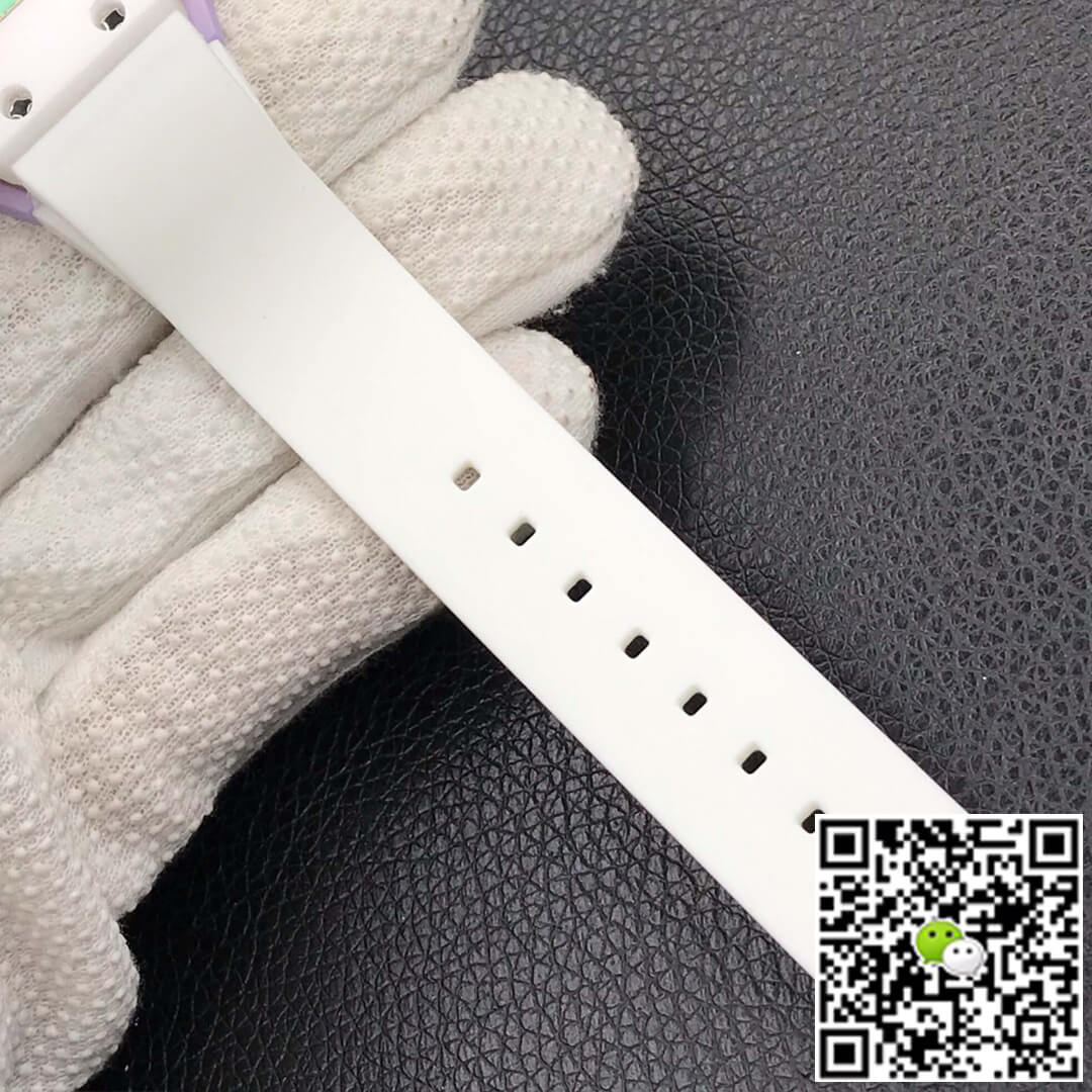 Richard Mille RM-07 Bon Bon RM Factory White Rubber Strap