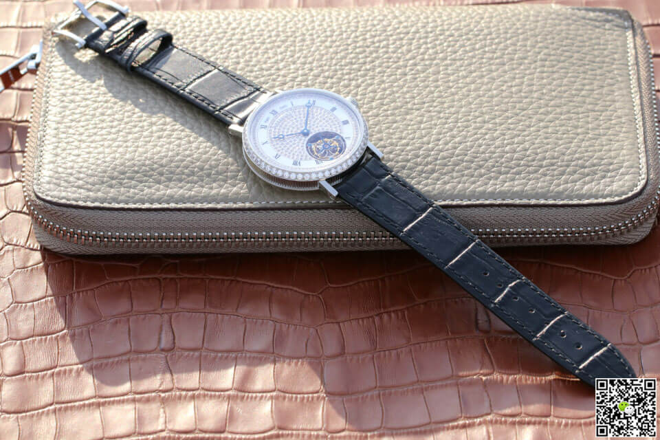 Breguet Classique Ultra-Thin Tourbillon Stainless Steel Diamond Dial