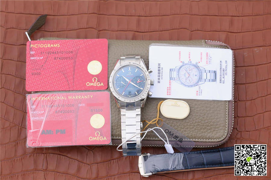Omega Speedmaster 331.10.42.51.03.001 OM Factory Blue Dial