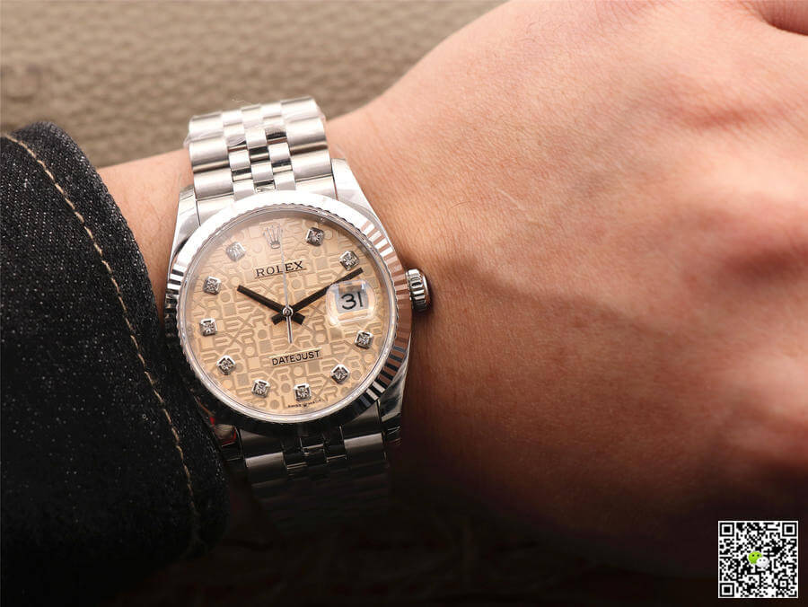 Rolex Datejust M126234-0023 36MM EW Factory Diamond-Studded Dial