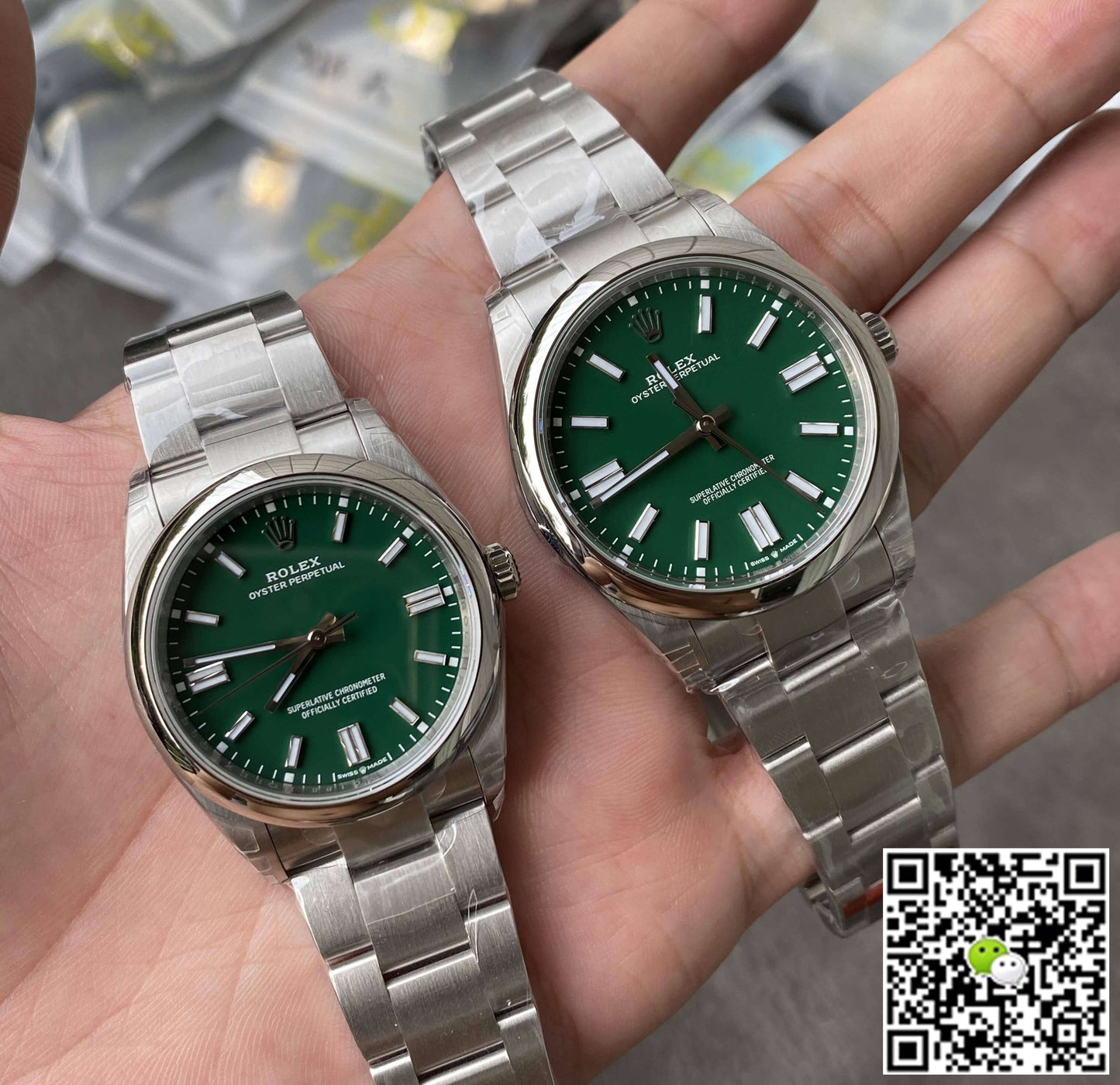 Rolex Oyster Perpetual 41MM M124300-0005 VS Factory Green Dial