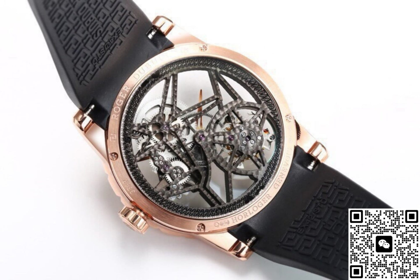Roger Dubuis Excalibur RDDBEX0939 NEW Factory Rose Gold Buckle