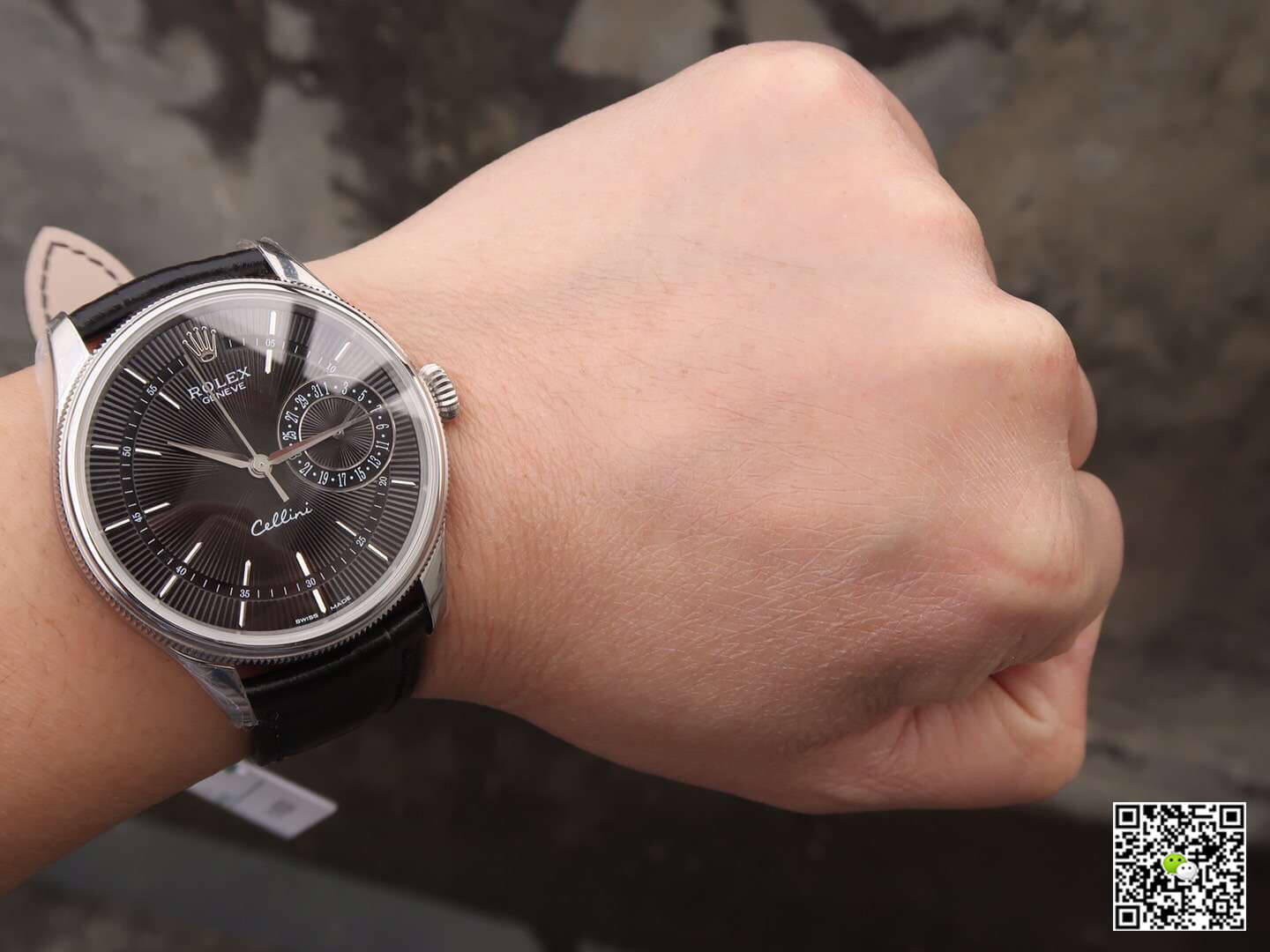 Rolex Celini Date 50519 MKS Factory Black Dial
