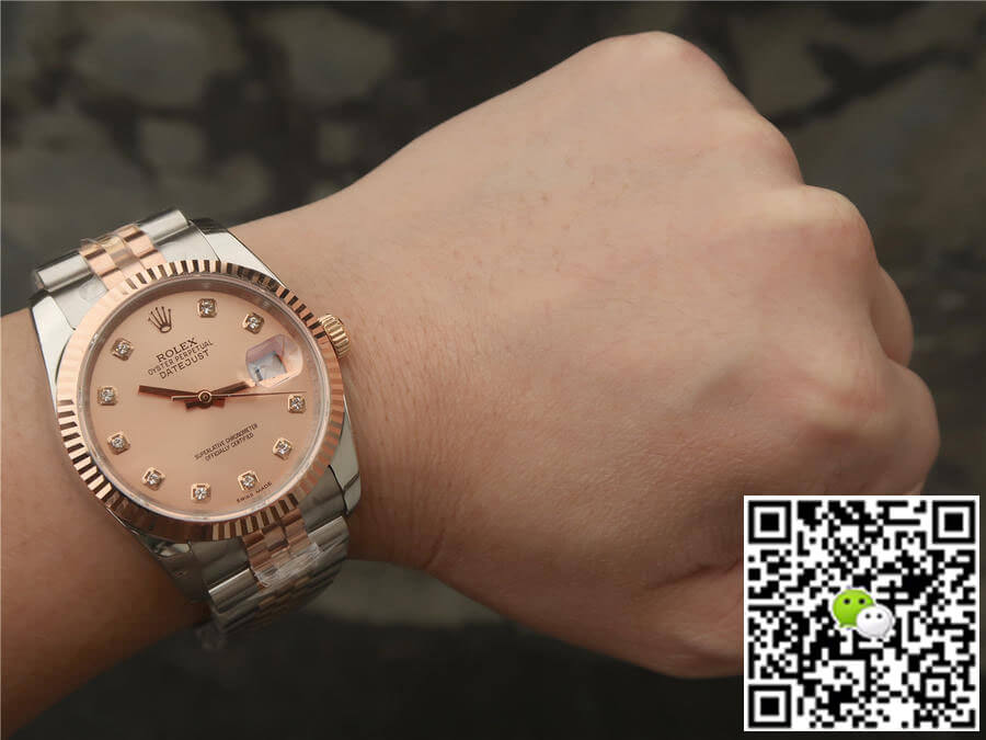 Rolex Datejust 116231 36MM GM Factory Diamond-set Pink Dial
