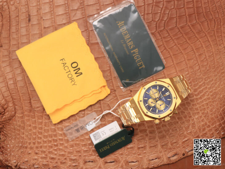 Audemars Piguet Royal Oak Chronograph 26331BA.OO.1220BA.01 OM Factory Blue Dial