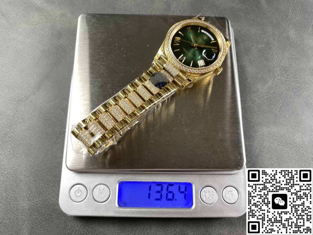 Rolex Day-Date M128348rbr-0069 8+ factory solid case back