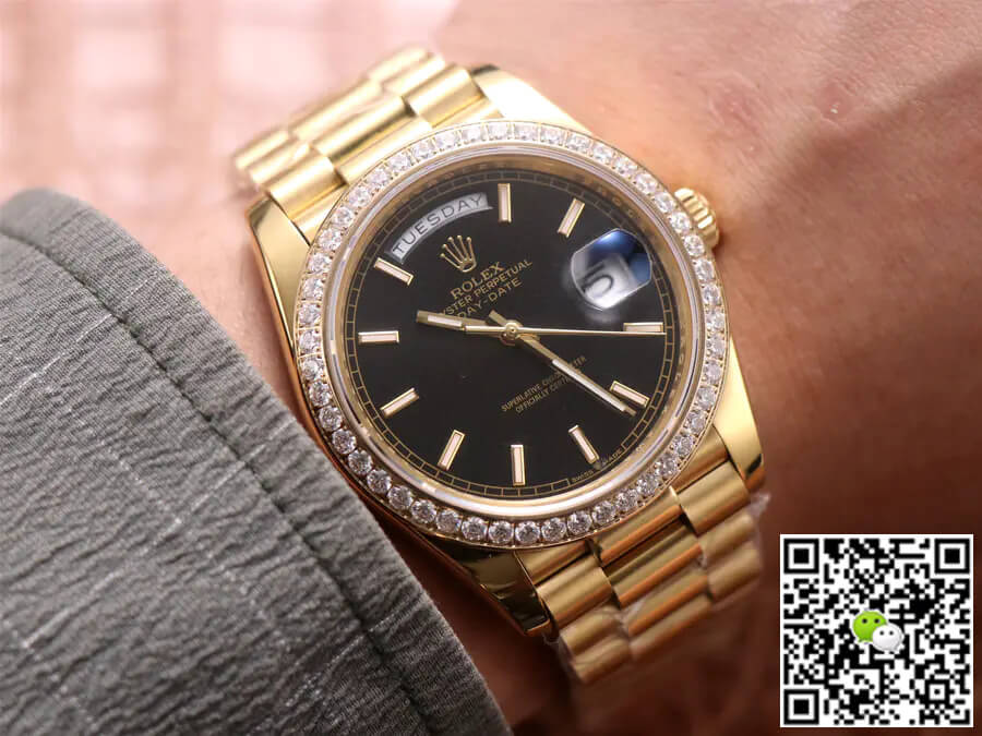 Rolex Day Date 40MM EW Factory Yellow Gold Diamond