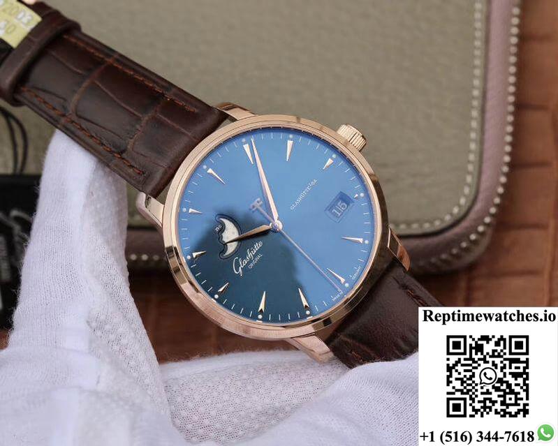 Glashutte Original Senator 1-36-04-04-02-01 Moonphase Gray Dial-Rep Time Watches