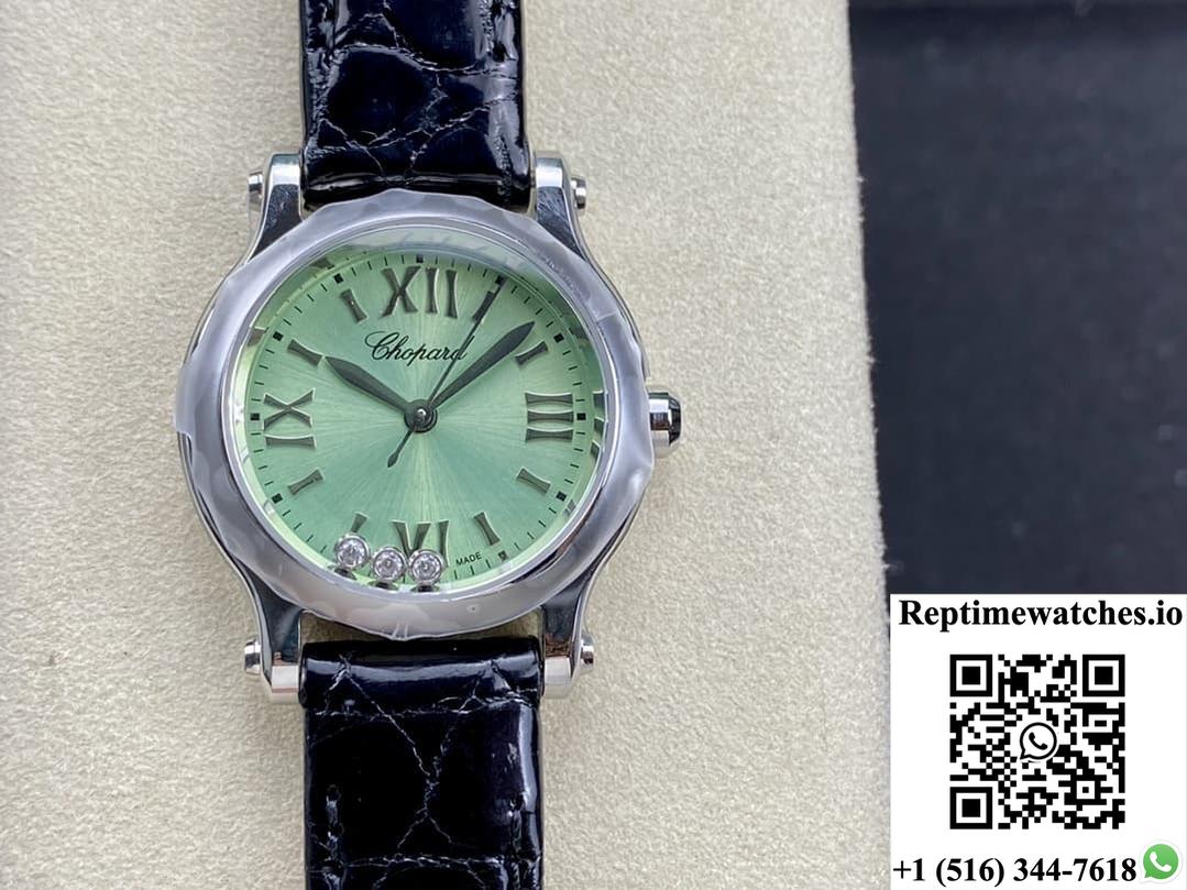 Chopard Happy Sport 278590-3013 Yf Factory Green Dial-Rep Time Watches