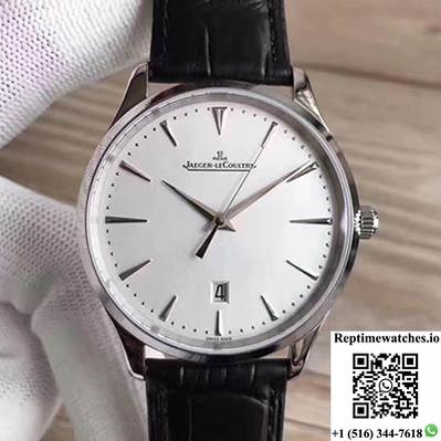 Jaeger-Lecoultre Master Ultra Thin Date 1288420 Zf Factory Silver Dial-Rep Time Watches