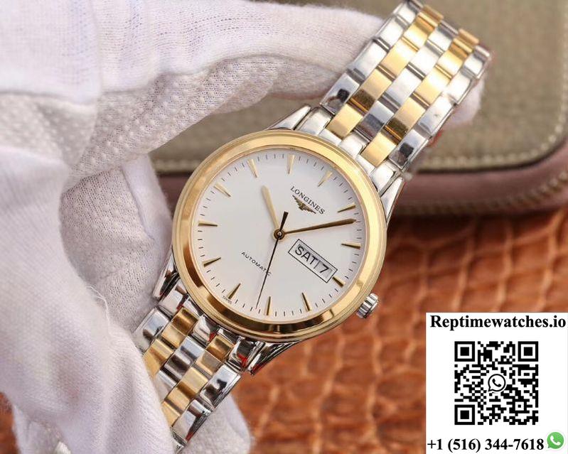Longines Flagship Automatic Double Calendar L4.899.3.22.7-Rep Time Watches