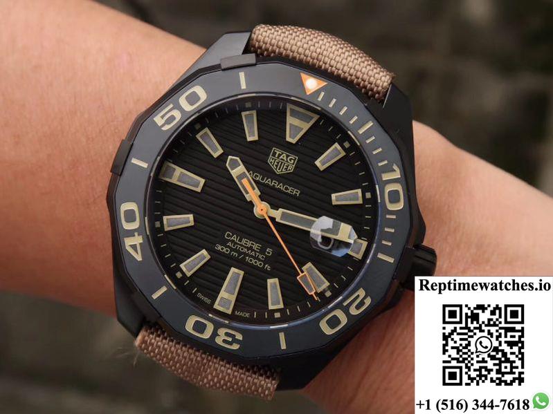 Tag Heuer Aquaracer Swiss Eta2824 Way108A.Ft6141 V6 Factory Bronze 43Mm-Rep Time Watches