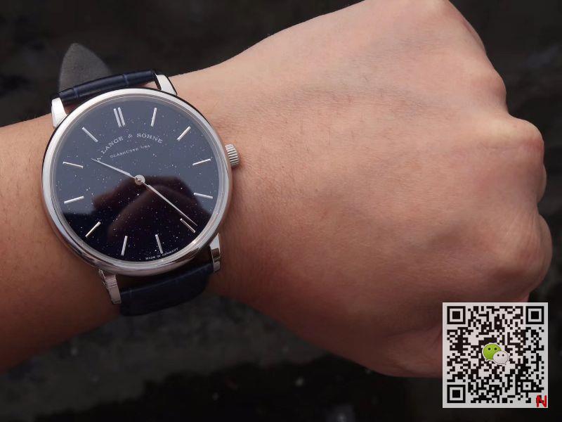 A. Lange & Sohne Saxonia Thin Gold-flux-coated Dial In Copper-blue 205.086 SV Factory