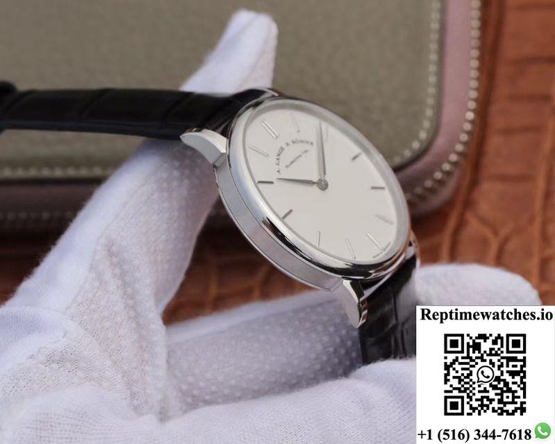A. Lange &Amp; Sohne Saxonia Thin White Gold 201.027 Sv Factory-Rep Time Watches