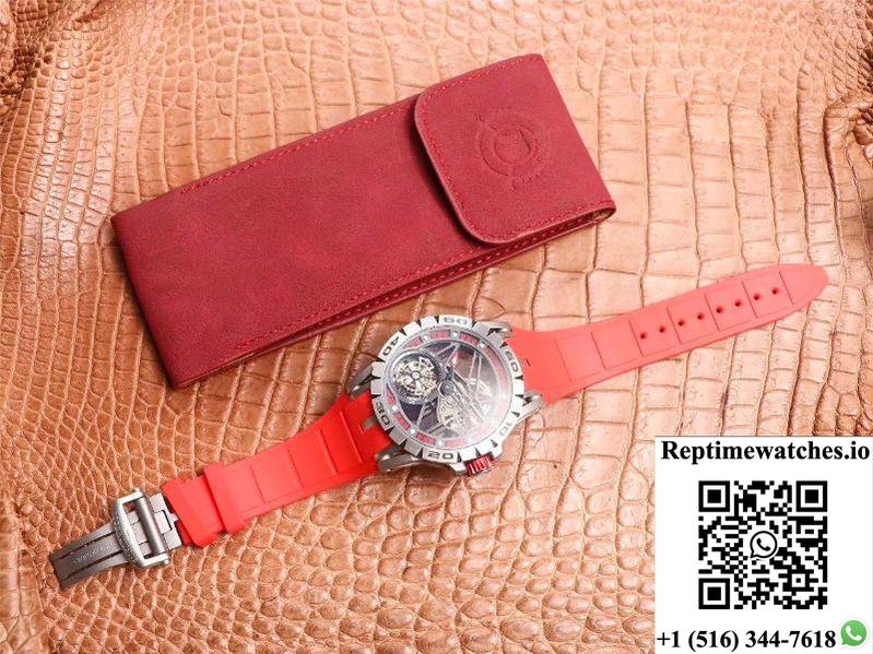 Jb Factory Roger Dubuis Excalibur Spider Carbon Skeleton Flying Tourbillon Rddbex0572 Transparent Version-Rep Time Watches