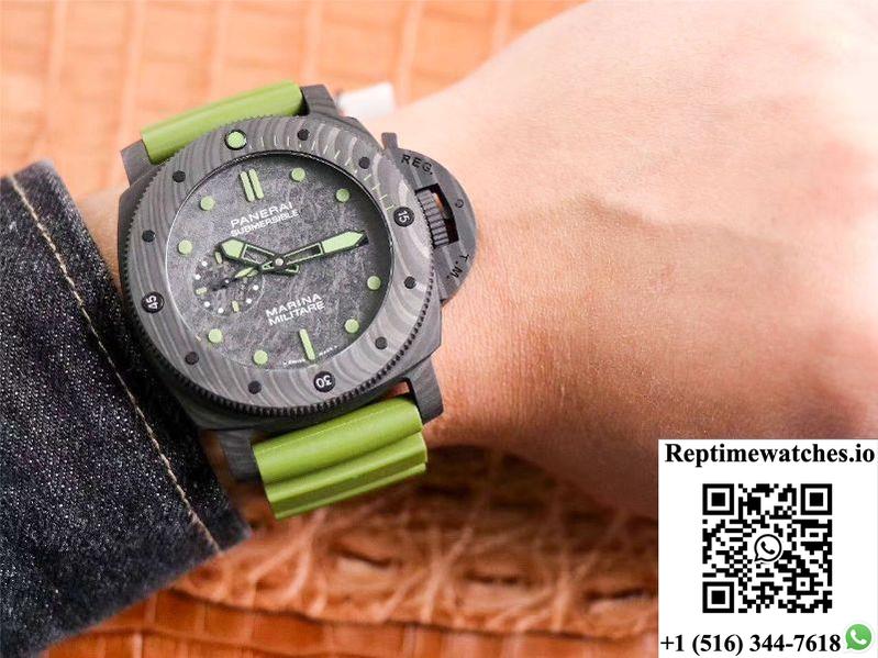 Vs Factory Panerai Submersible Marina Militare Carbotech 47Mm Pam00961-Rep Time Watches
