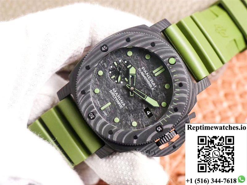 Vs Factory Panerai Submersible Marina Militare Carbotech 47Mm Pam00961-Rep Time Watches